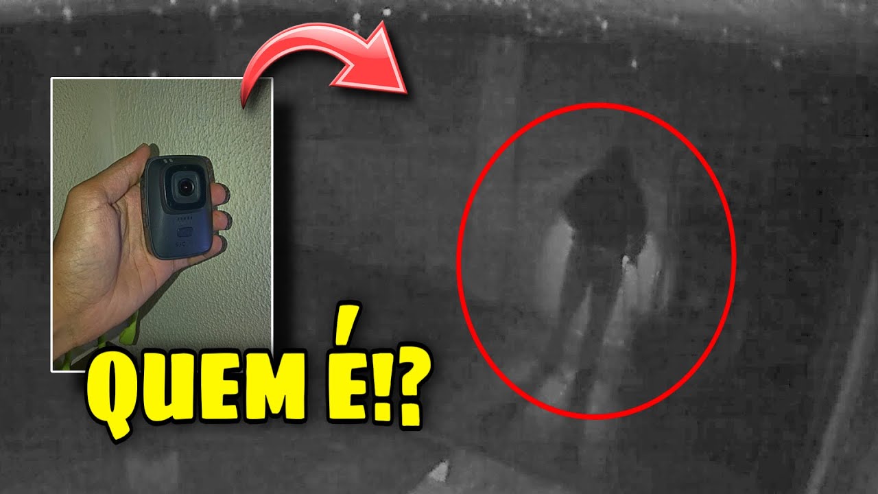 PESSOA MISTERIOSA QUE NOS PERSEGUIU FOI FILMADO PELA CÂMERA NOTURNA