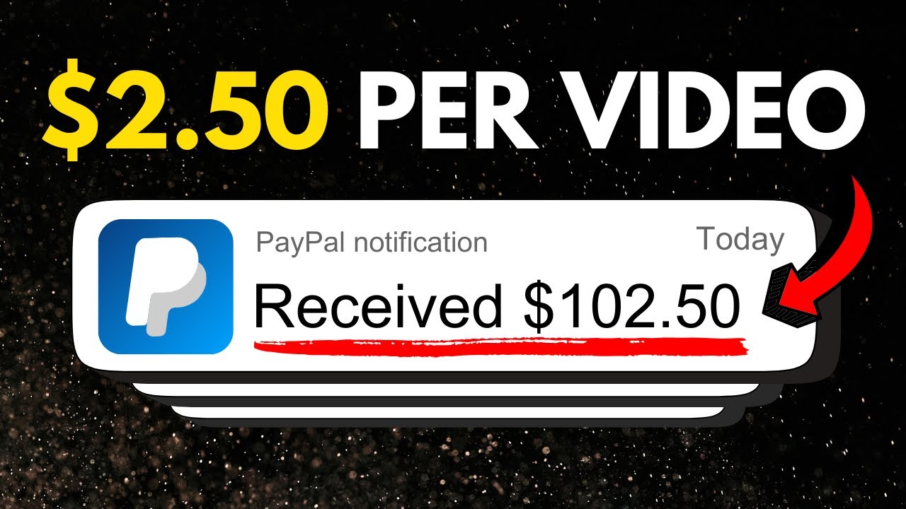 ⁣Earn $2.50 PER Video Watched – Make Money Online
