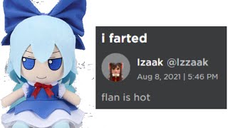 Fumo Cirno Checking Roblos Message