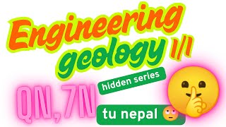 Part-5#Engineeeing geology numerical