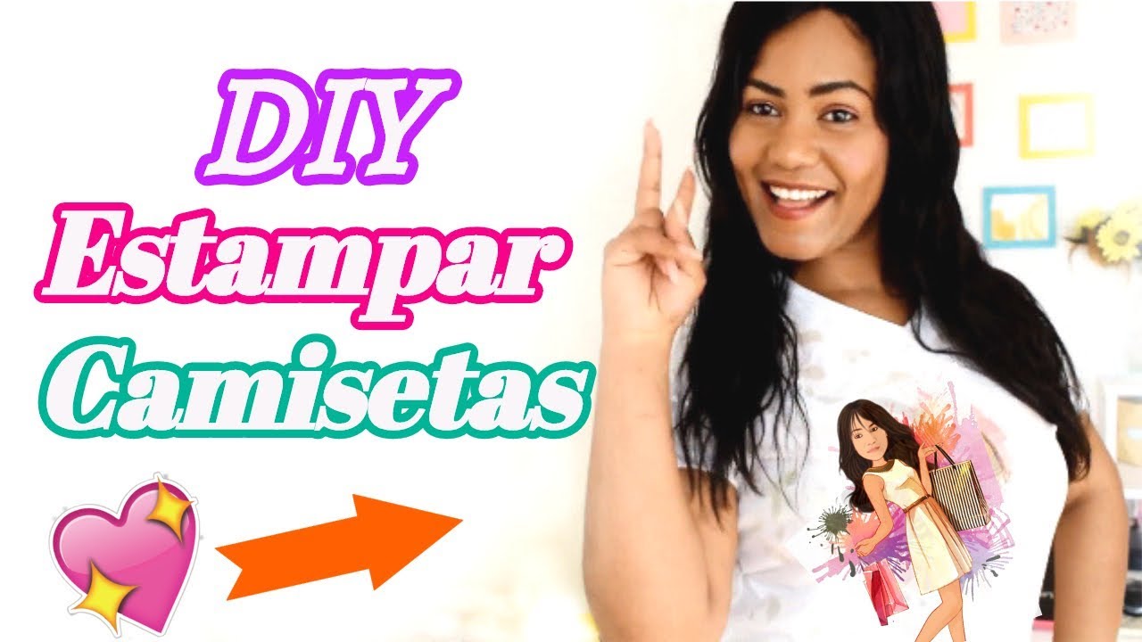 Como estampar camisetas en casa 3 Facil, y Bonita 💙 Margari - YouTube