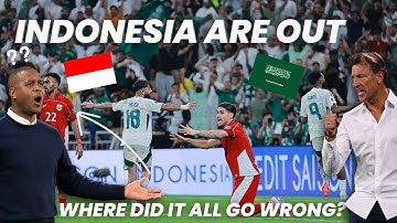 INDONESIA LOSE. | Patrick Kluivert out? How far back will this set Indonesia?