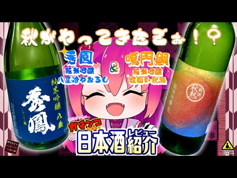 【秀鳳＆鳴門鯛】如月ささらのガチンコ日本酒レビュー！【秋がやってきたのぉ！】