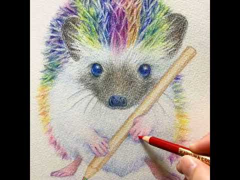 リアル色鉛筆画 イクイノックス 原画 手描き アナログ イラスト