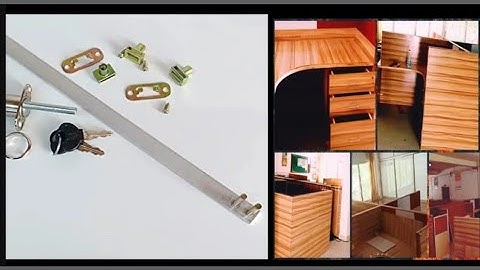 Multi drawer lock Part - 2 | pedestal Drawer lock replacement or fitting| uploading on your request#