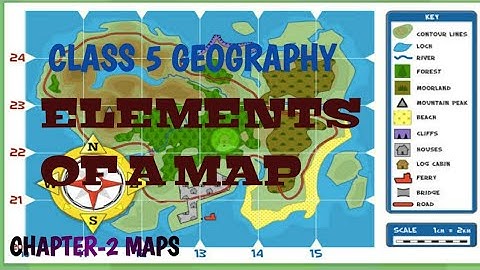 ELEMENTS OF A MAP||CLASS 5||MAPS||ENRICH GEOGRAPHY