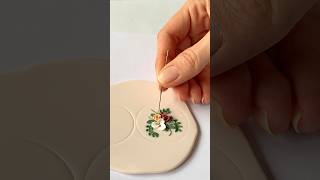 Polymer Clay Flower Bouquet Earrings | Tutorial Preview | #shorts #polymerclay #handmadejewelry screenshot 5