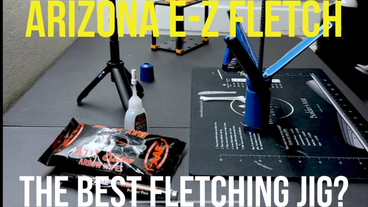 How I Fletch Arrows with the Arizona EZ fletch YouTube