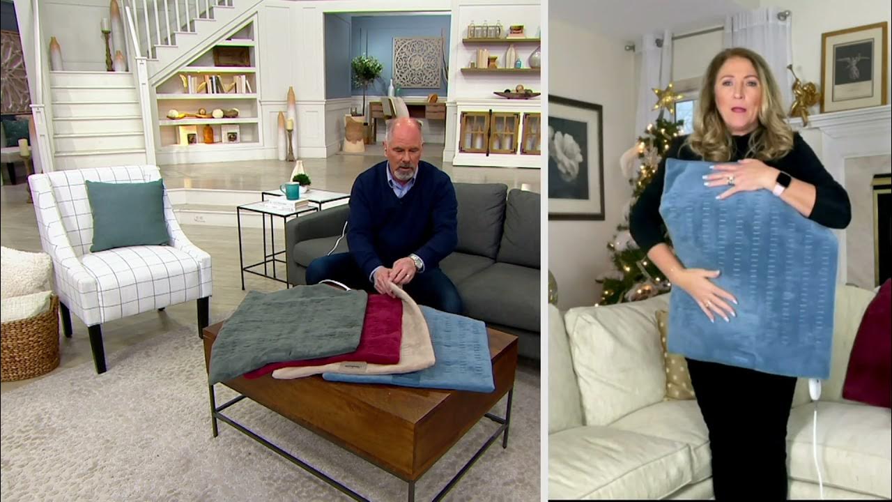 Sunbeam 20"x 24" XXL Heating Pad Compact Storage on QVC YouTube