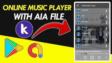 Online Music Player 2021 I kodular Free aia File