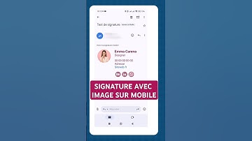 Ajouter une signature Gmail avec image sur l