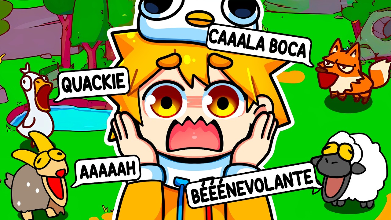 Os animais falam igual a Turma da Batatinha nesse jogo