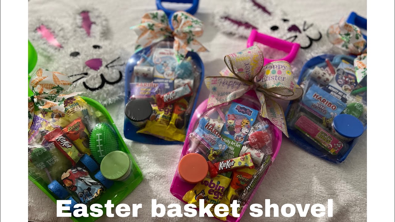 Making Easter Shovel baskets