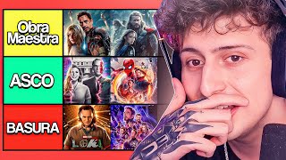 TIER LIST DE LAS MEJORES PELÍCULAS DE MARVEL 🚬