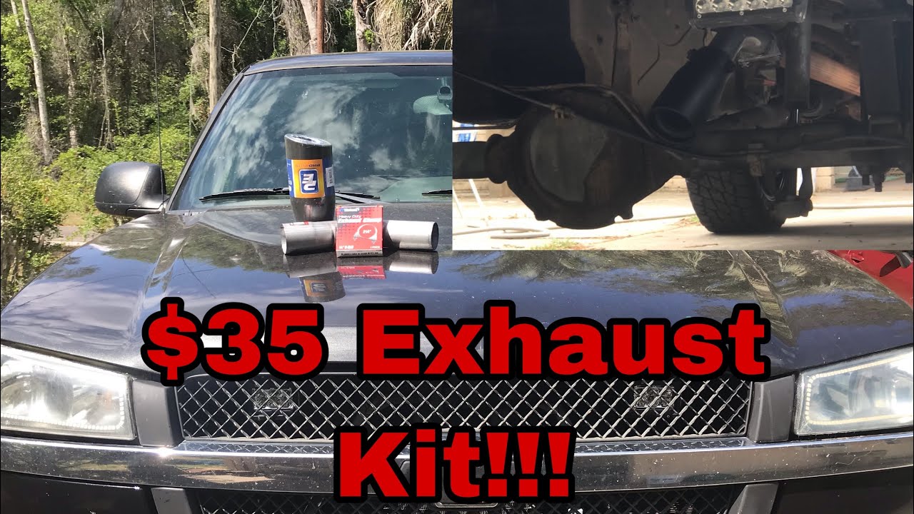 $35 Axle Dump Exhaust - YouTube