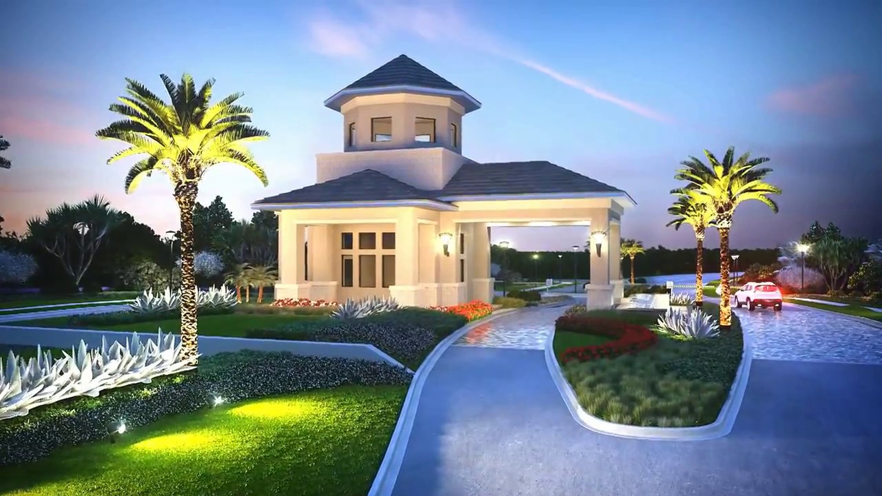The Community Entrance at Valencia Bonita in Bonita Springs, Florida