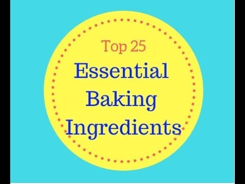 Top 10 Essential Baking Ingredients - Crumbs and Corkscrews