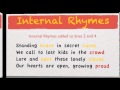 How to write lyrics  internal rhymes