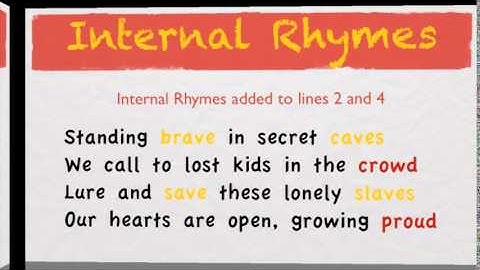 How To Write Lyrics | Internal Rhymes