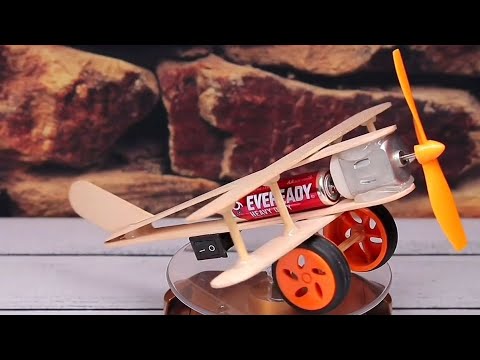 Membuat Pesawat Terbang Mainan || kreatifitas dari barang