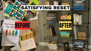 Part 1 of Satisfying shelf reset no bgm Satisfying Cleanup Aesthetic Organization
