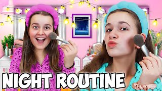 COPYING my 16 YEAR old SISTERS NIGHT ROUTINE! *gone wrong*