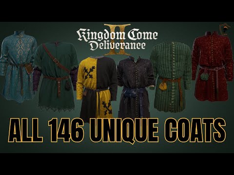 All 146 UNIQUE Coats in Kingdom Come Deliverance 2 - YouTube