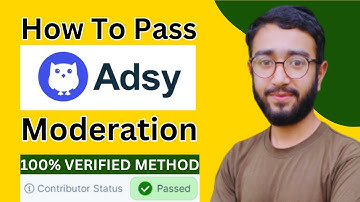 How to Pass Adsy Moderation | Step-by-Step Guide By Abdul Wahab