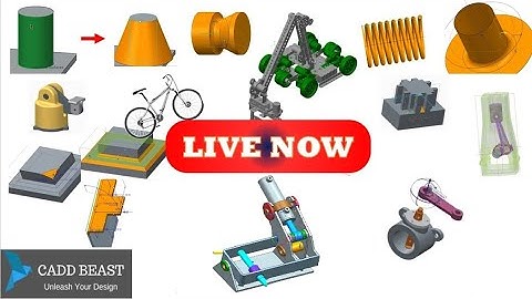 CADD Beast Live Stream for UG NX