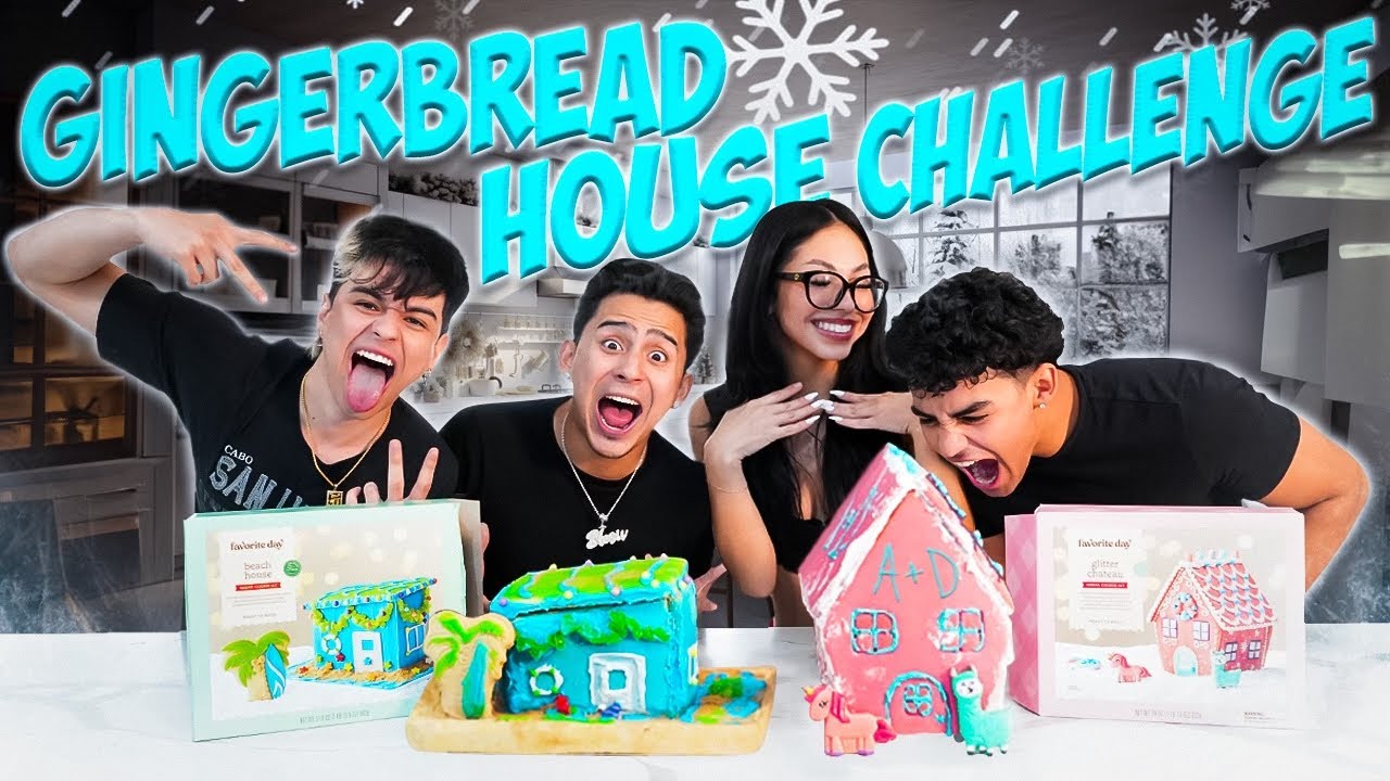 GINGERBREAD HOUSE COMPETITION W/ DES, BLESIV, & FABIO