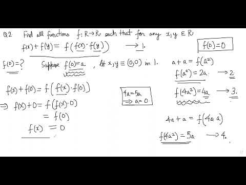 6.1 Functional Equations