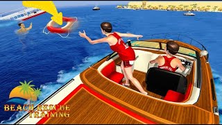 تدريب الإنقاذ على الشاطئ - واجب الإنقاذ على الساحل - العاب سيارات الاسعاف - قيادة سيارة إسعاف screenshot 2