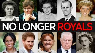 25 British Royals Who Lost Their Titles Before Prince Andrew