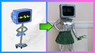spongebob squarepants characters in REAL LIFE