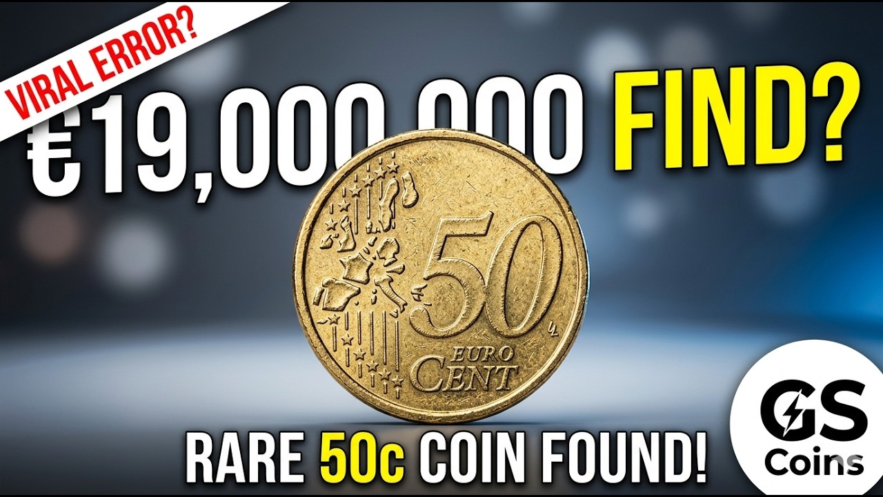 This 50 Euro Cent Coin Is Worth €19,000,000?! (Check Your Pocket