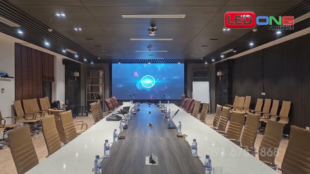 Thi công màn hình LED P1.25 Công ty Xuân Trường, KĐT Xuân Thành, Ninh Bình  