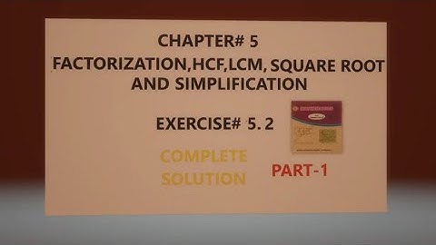 Exercise 5.2 part 1| chapter#5 factorization | sindh text board | Explain in urdu/hindi