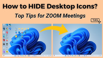 How to HIDE DESKTOP ICONS in Windows 11? Top TIPS for Online Meetings