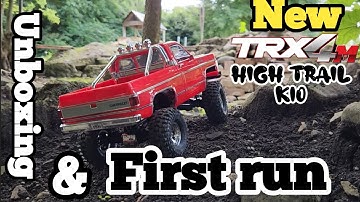 Traxxas Trx4m hightrail K10 unboxing & first run at "World Class" Crawler County
