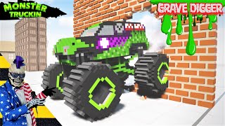 Monster Jam Insane Crashes, Freestyle And High Speed Jumps Beamng Drive Teardown