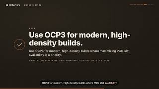 Details OCP3 vs rNDC vs PCIe: PowerEdge NIC form factors News