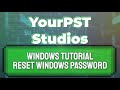 Windows Tutorial - Reset Windows Account Password (Windows 10/11)