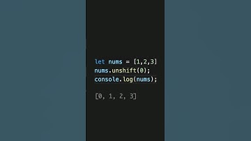 JavaScript: Add an Element to the Beginning or End of an Array