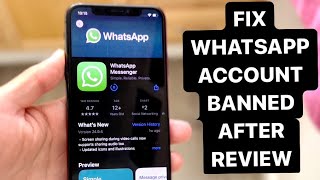 How To FIX WhatsApp Account Still Banned Even After Review! (2024)