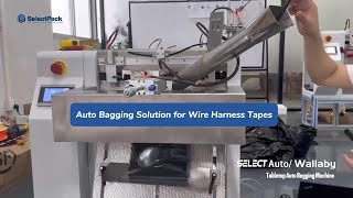 Wallaby Bagging Machine With Feeding Hopper For Automotive Wire Harness Slp-Ds02B03B Selectpack