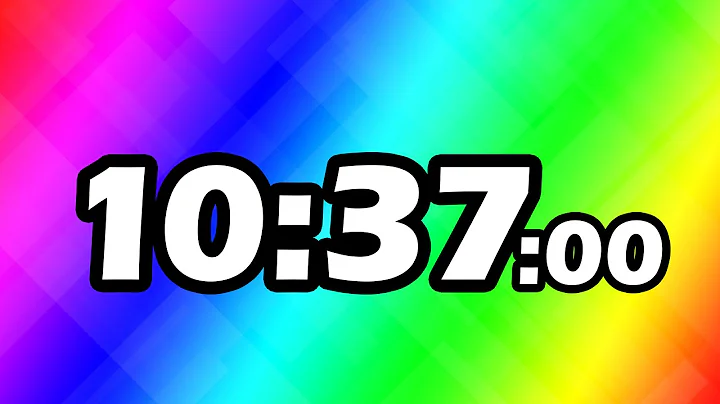10 Minutes and 37 Second TIMER Countdown