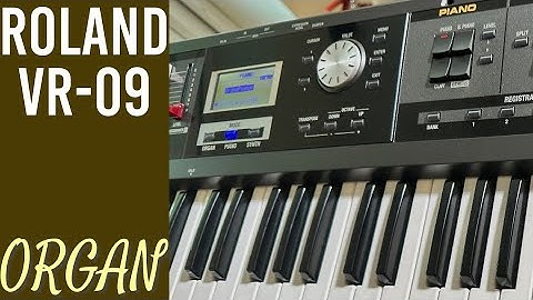 Roland VR09 Organ Sounds
