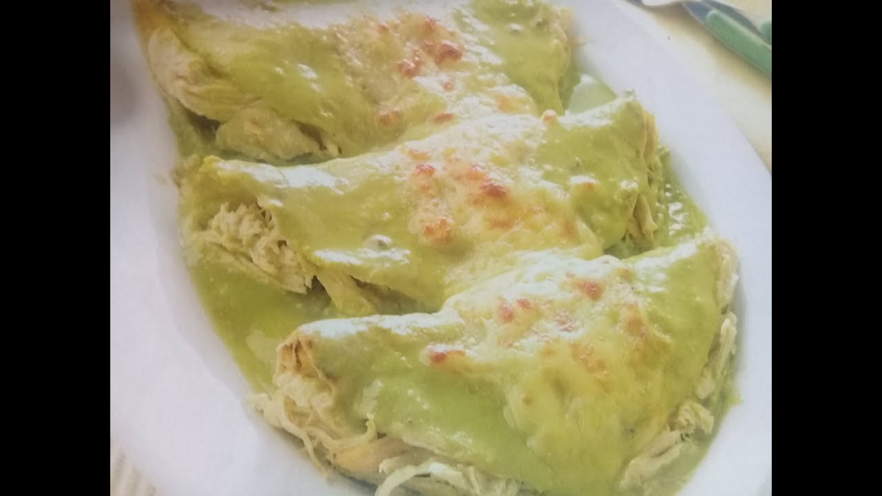 ENCHILADAS VERDES GRATINADAS YouTube