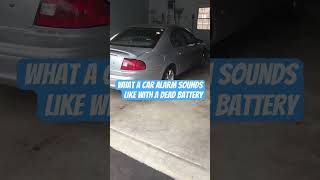 What a car alarm sounds like with a dead battery. screenshot 5