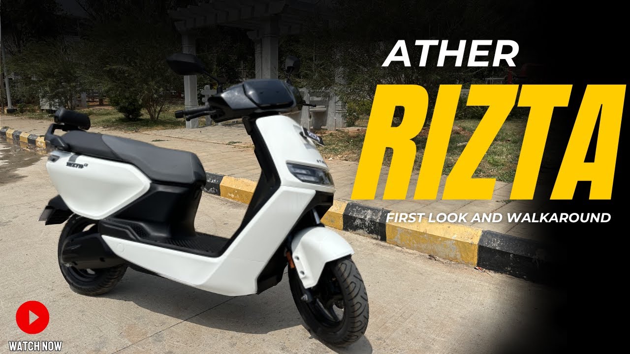 Ather Rizta Launched | First Impressions & Walkaround - YouTube